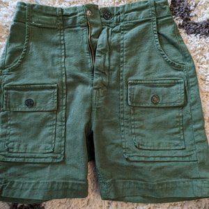 MOTHER mini shorts The rambler patch pocket